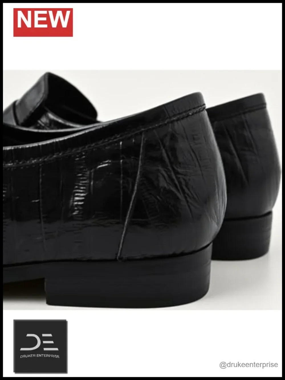 Genuine Leather Penny Loafers for Women Slip-on Round Toe Low Heel